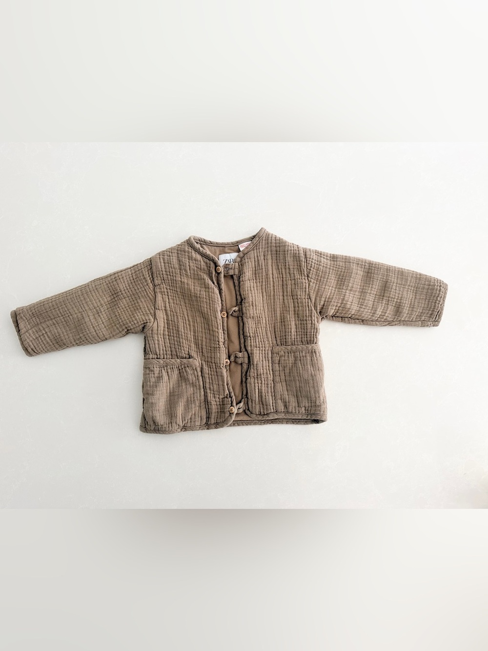 Zara Baby Muslin Crêpe Jacket • Size 9-12M